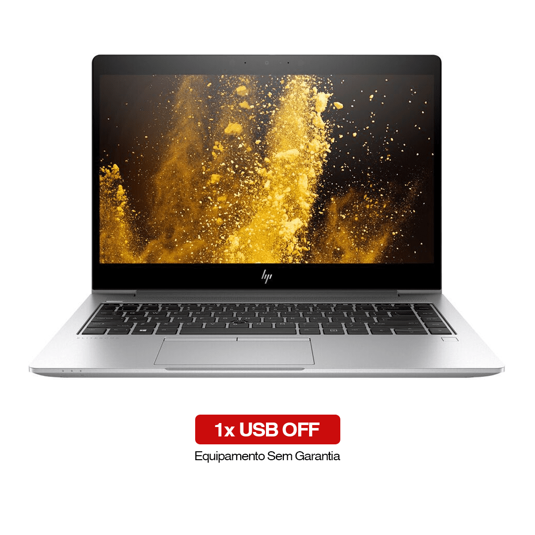 Portátil Recondicionado HP 840 G6 i5-8265U 16Gb 240Gb 14" FHD W11Pro - 1xUSB OFF
