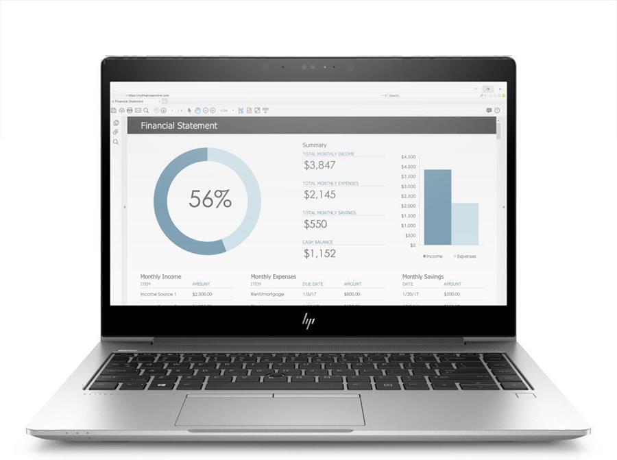 Portátil Recondicionado HP EB 1030G3 I5-8350U 16Gb 240Gb13.3 FHD TOUCH W11Pro